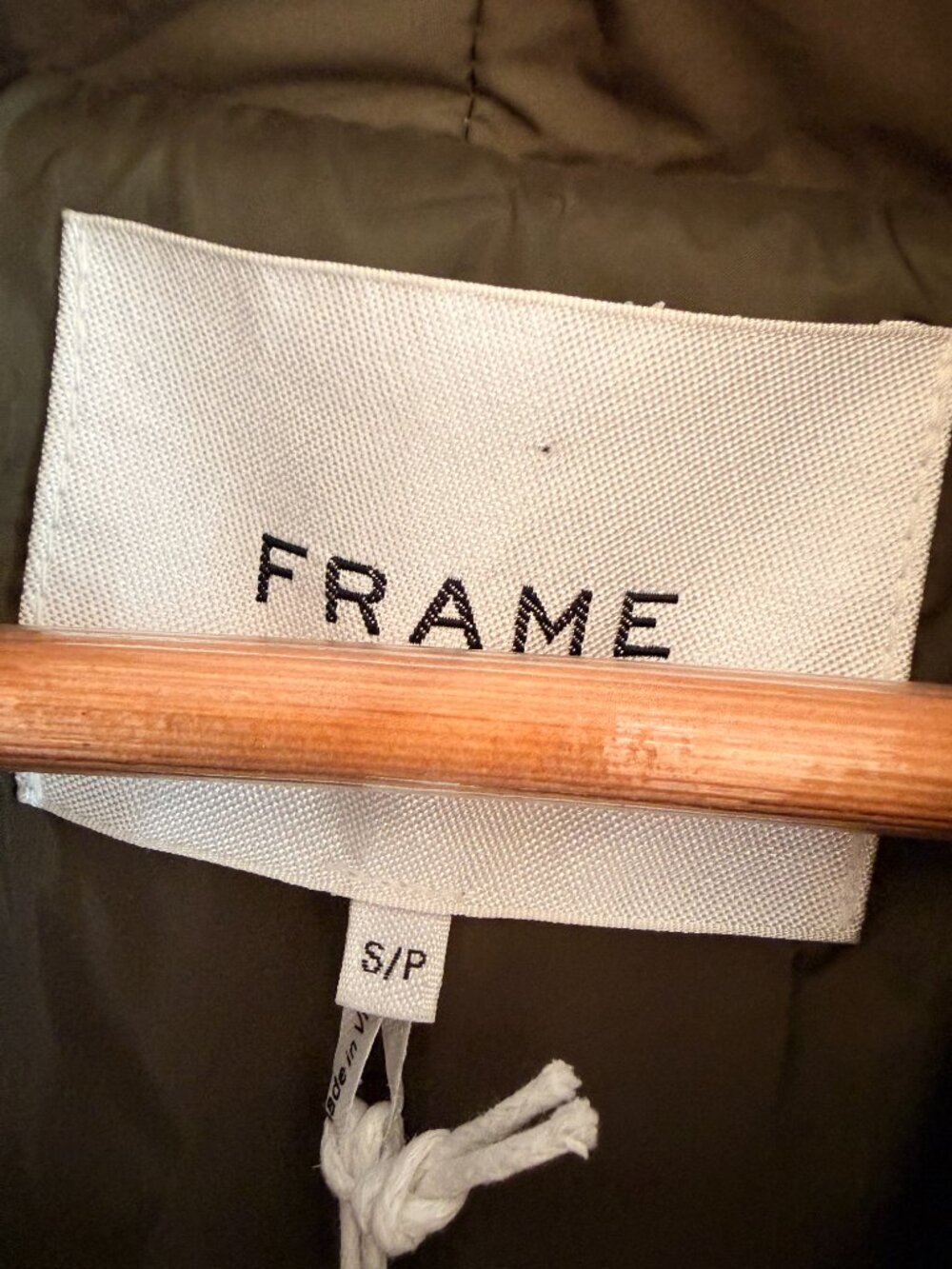 Frame Green Oversized Puffer Vest, Size: S, NWT - Picture 3 of 4